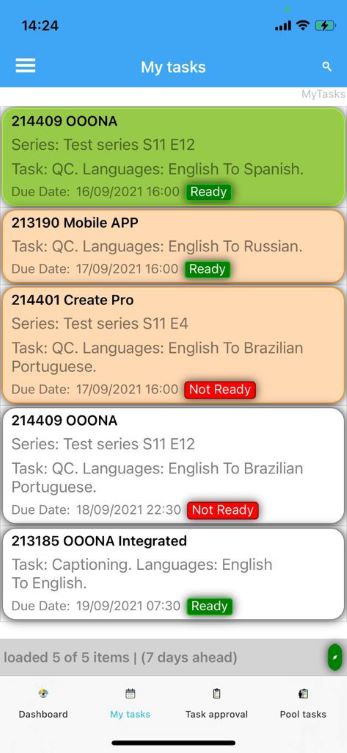 OOONA Mobile App