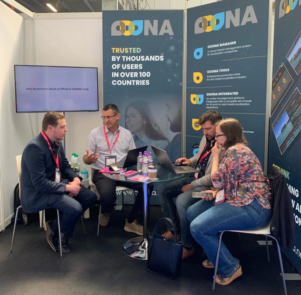 OOONA stand at MPTS 2022
