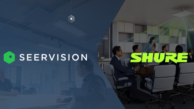 Seervision teams up with Shure to strengthen end-to-end AV automation for hybrid spaces